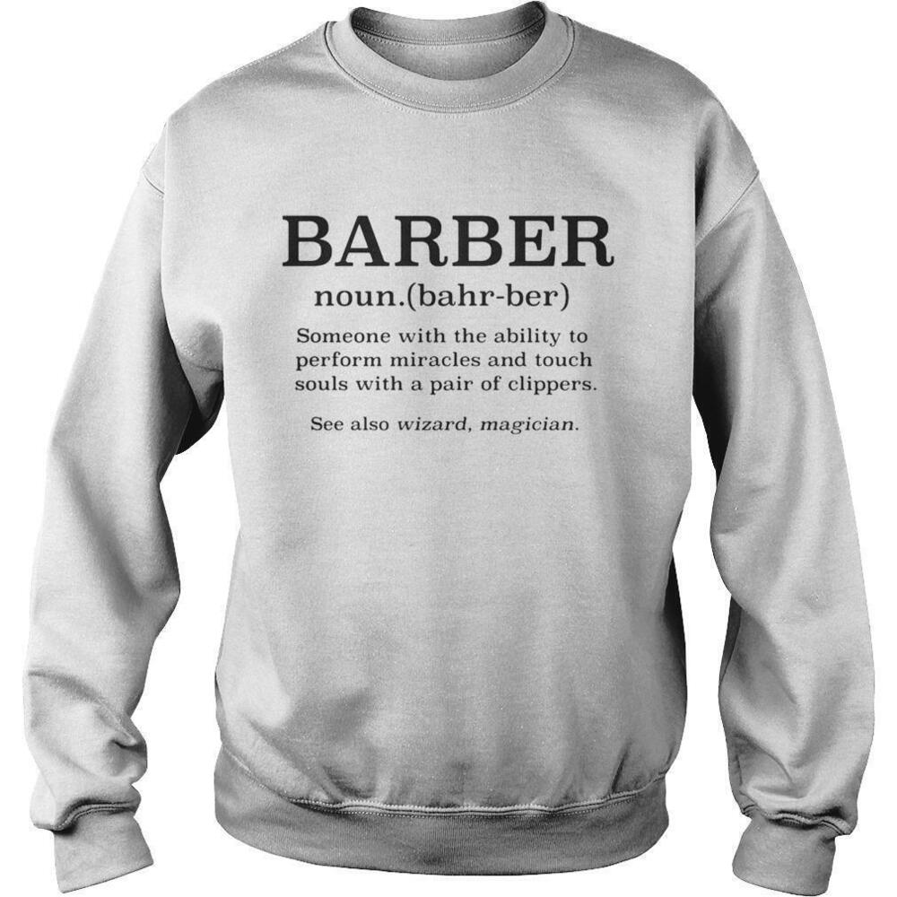 Barber Noun See Also Wizard Magician Sweatshirt
